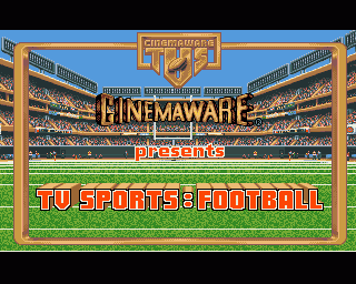 Crazy Sports Football screenshot 2 for Amiga